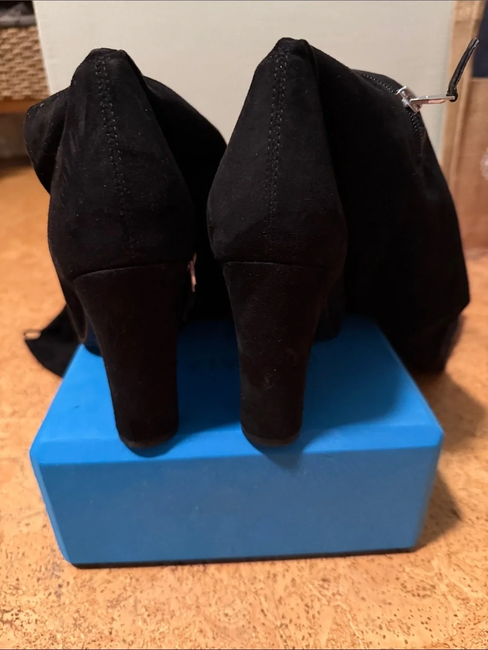 Sam Edelman Black Suede Over-the-Knee Boots
